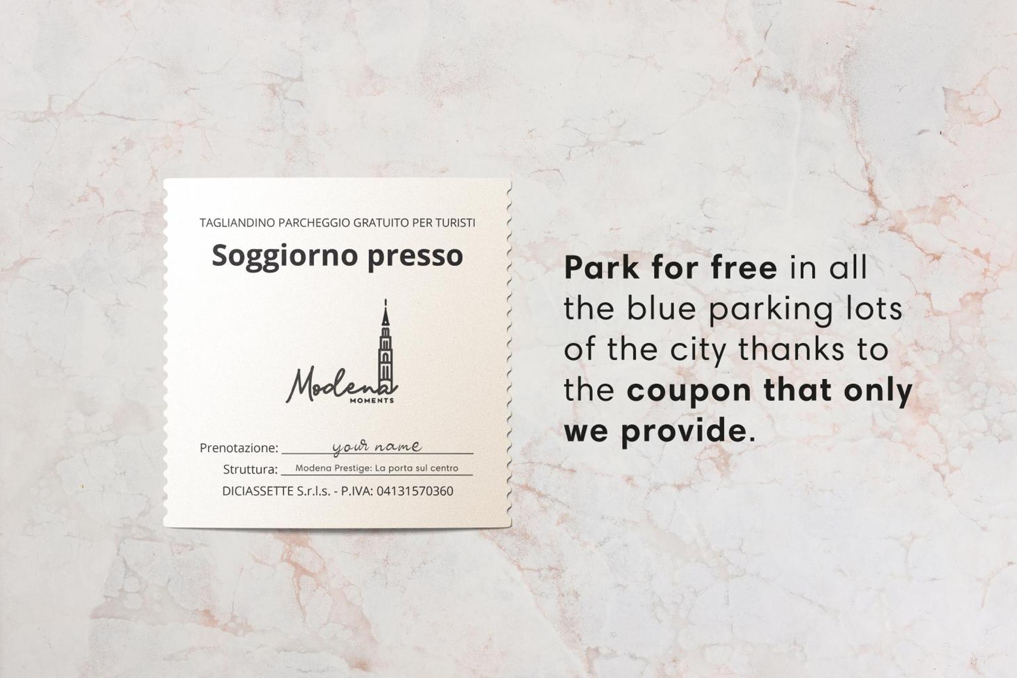 Ferienwohnung Free Parking - Modena Prestige, La Porta Sul Centro Exterior foto
